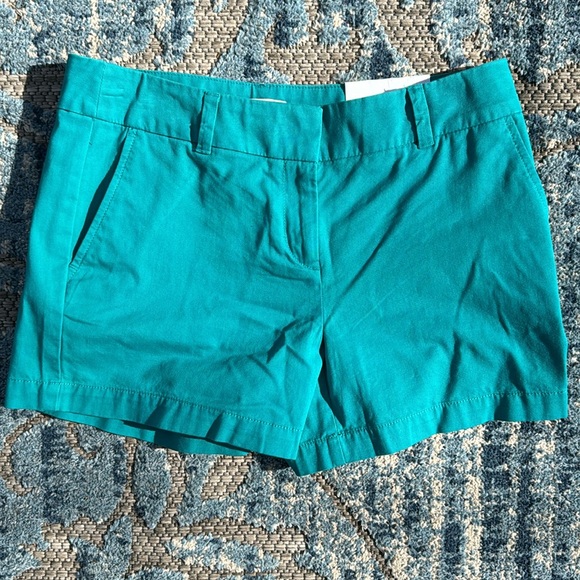 NWT Loft 4” teal shorts - Picture 1 of 6